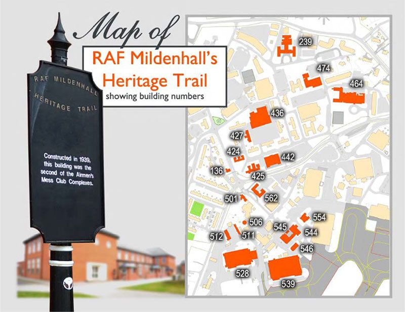 RAFM Heritage Trail Map
